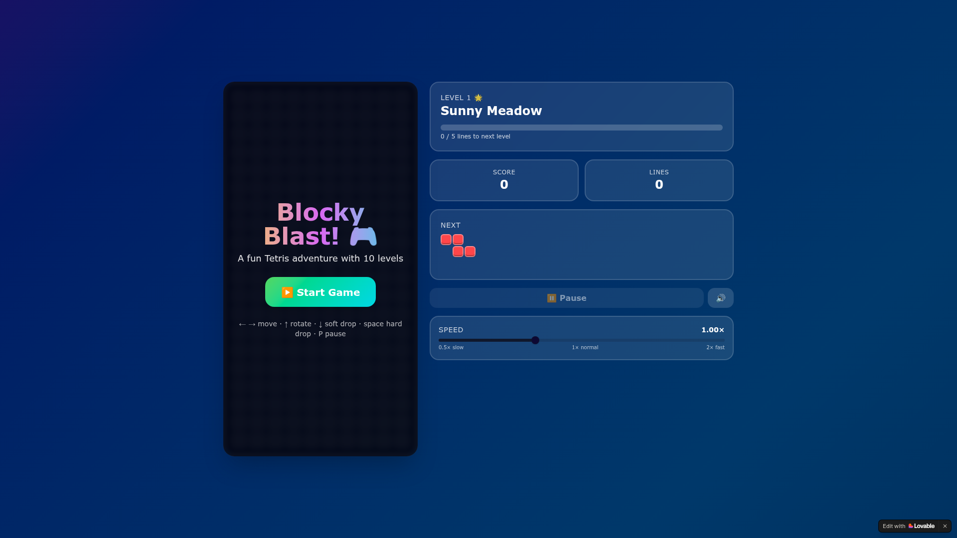 Blocky Blast cartoon game thumbnail
